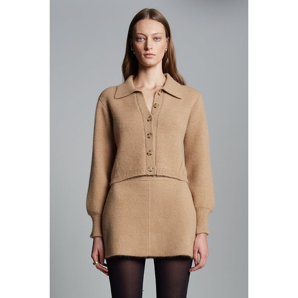 *NWT* Eleven Six Sadi Cardi in Pale Camel
